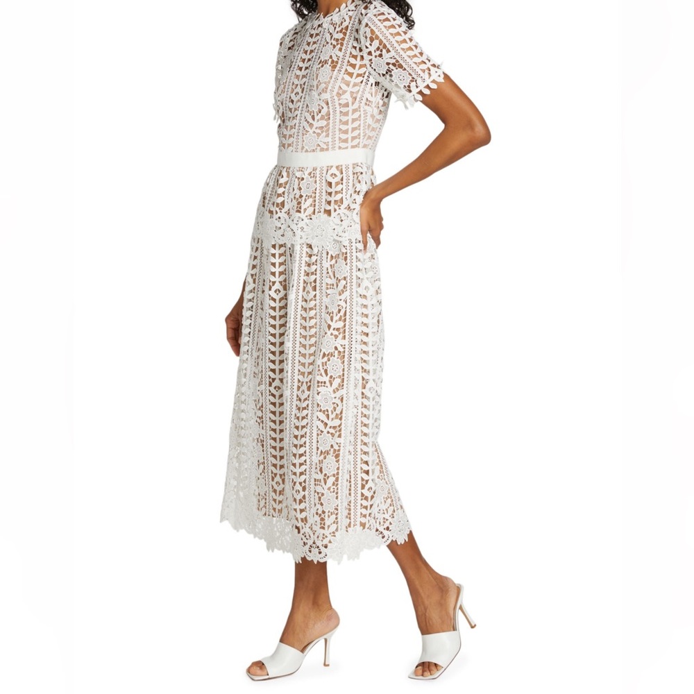 Self-portrait Lace Midi Dress